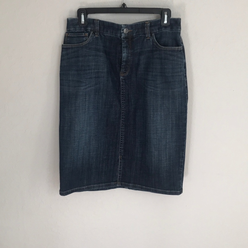 Chico’s denim skirt